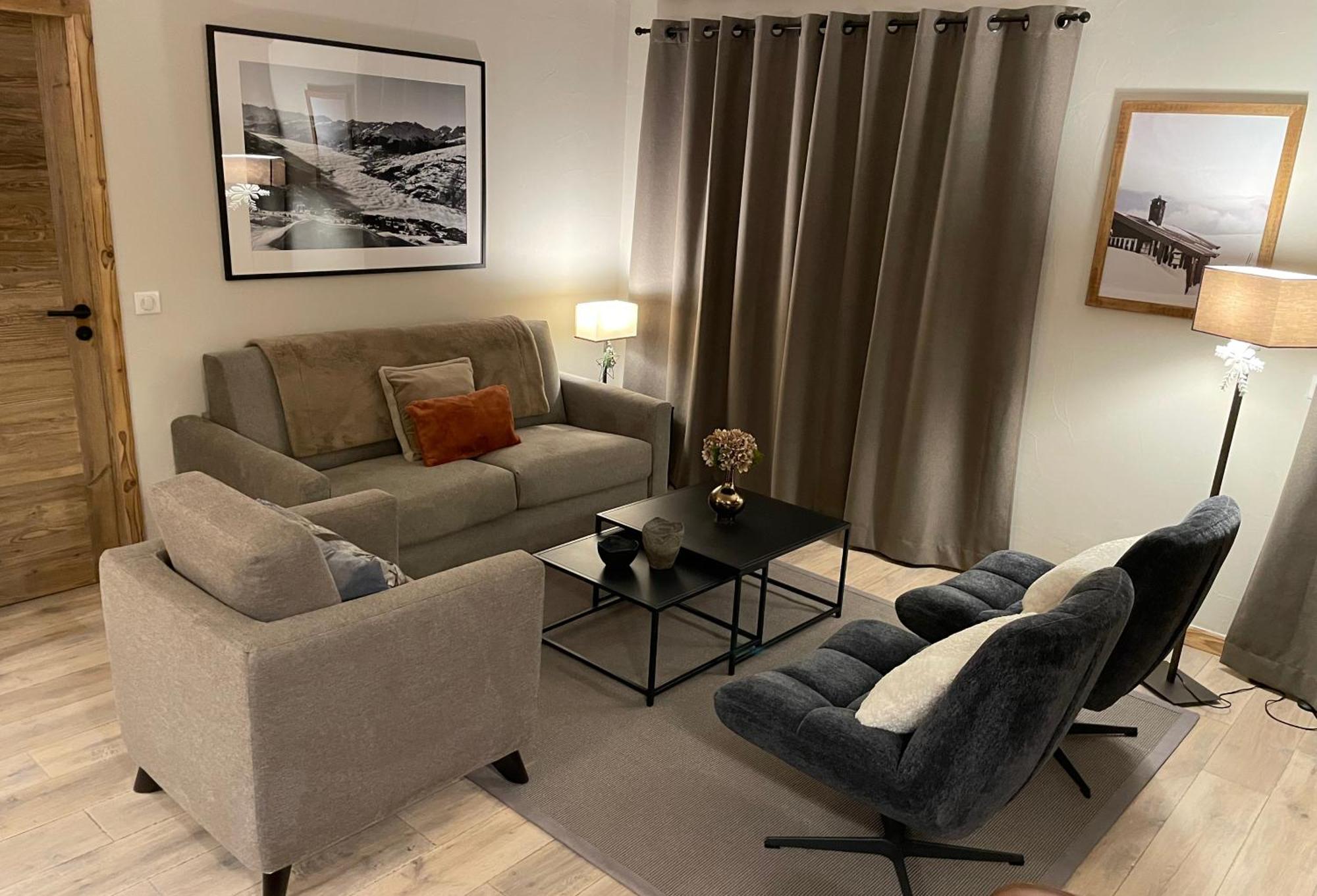 Spacious Ski-In Ski-Out Apartment 4-6 Pax, 161 Sources De Marie Arc 1950 Les Arcs  Екстер'єр фото