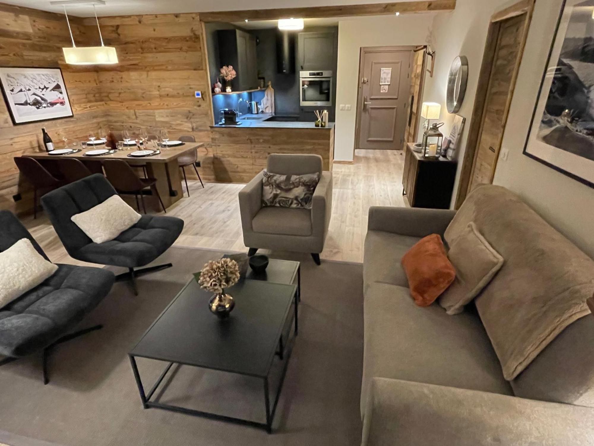 Spacious Ski-In Ski-Out Apartment 4-6 Pax, 161 Sources De Marie Arc 1950 Les Arcs  Екстер'єр фото